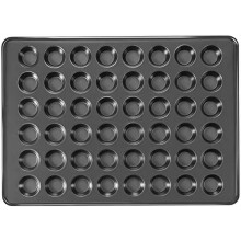 Moule à mini-muffins 48 cavités, moule à petits cupcakes, moule à muffins antiadhésif de qualité supérieure pour la cuisson de cheesecakes,