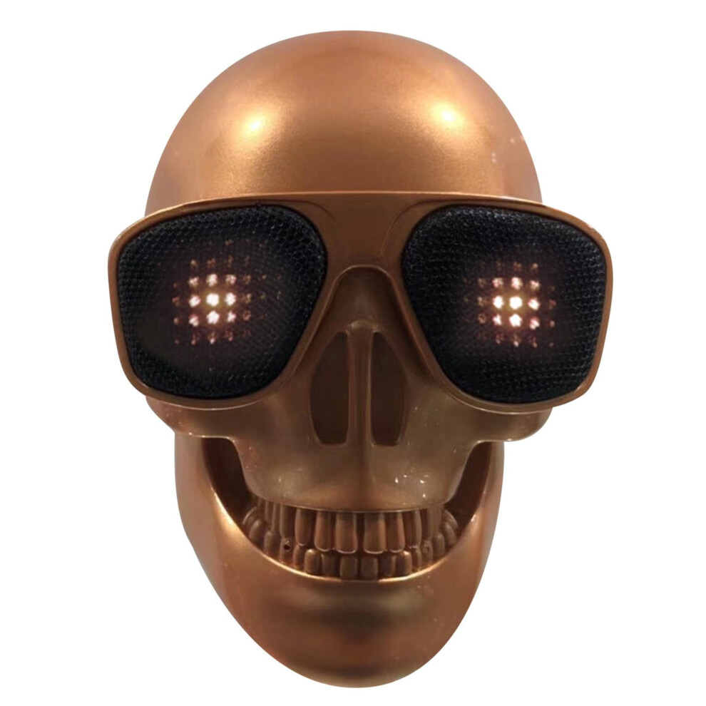 15W Portable Skeleton Skull Bluetooth Speaker, Bt4.0, Fm Radio, Outdoor/Party/Beach/Travel/Gift Â Compatible With Ios & Android 9165521573899