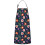 Avental floral em algodão e linho com bolsos, 84 x 69 cm (33 x 27 polegadas) 1