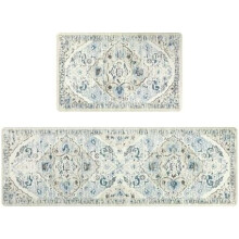 Juego de alfombras de cocina antifatiga (2 piezas)