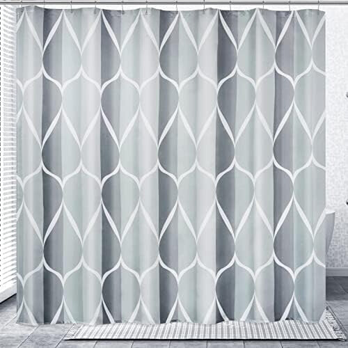Geometric Pink Shower Curtain 72x60 in Polyester
