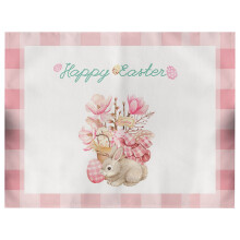 Paasdecoratie, paascadeau, placemat, wasbaar, geschikt voor feestjes, keuken en eetkamer.