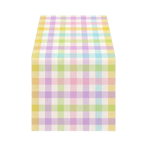 Linen Table Runner 72 x 13 in Multicolour