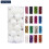 24pcs White Christmas Tree Balls, 40mm Plastic Ornament Set 1