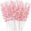 36-Piece Pink Artificial Eucalyptus Stems, 15 in 1