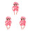 3Sets Duurzame Kleding Jumpsuit Voor 3