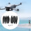Conjunto de Hélices de Reposição para Drone de 2,28 Polegadas (8 Peças) - Preto 7