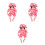 3Sets Duurzame Kleding Jumpsuit Voor 7