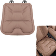PU Leather Seat Cushion 16x16in with Anti-Slip Backing