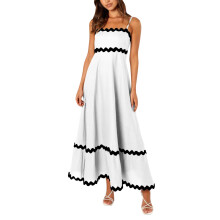 Sommerkleider für Damen 2024: Lässige Urlaubsmode, ärmelloses Sommerkleid, lockeres, sexy A-Linien-Kleid, lange Maxikleider für den Strandurlaub