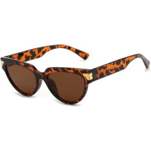 Okulary przeciwsłoneczne Cat Eye damskie, vintage, czarne, okulary przeciwsłoneczne Cat Eye, damskie, mała oprawka, kolor przezroczysty