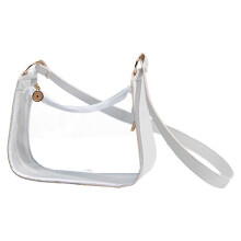 Dámska crossbody kabelka, priehľadná módna kabelka cez rameno