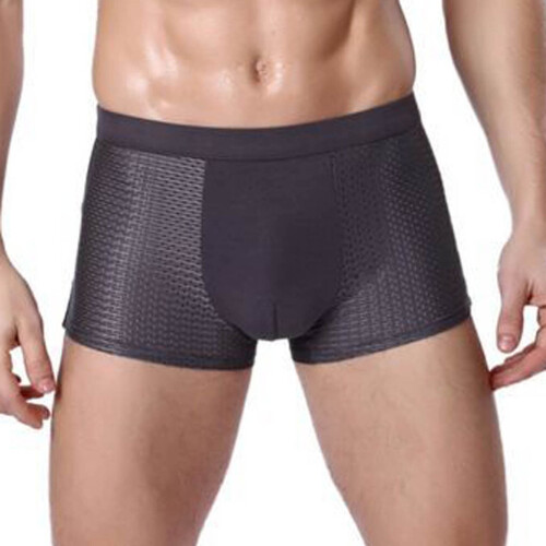Mesh Underwear Men Ice Silk Breathable Mesh Boxer Briefs Thin Trunks Soft Underpants