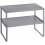 2-Piece Metal Cabinet Shelf Organiser Set 1