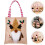 Linen Christmas Present Bag – Rectangular, Reusable 1