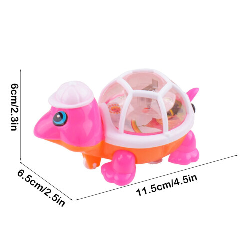 Glow-in-the-Dark Pull-Back Animal Toy - 1pc 2