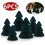 Honeycomb Paper Christmas Trees 6-Piece Set 1