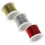 FRCOLOR3PCS Ετικέτες κορδονιών για σχοινί ετικετών ρούχων Ασημένιο συρματόσχοινο για 1