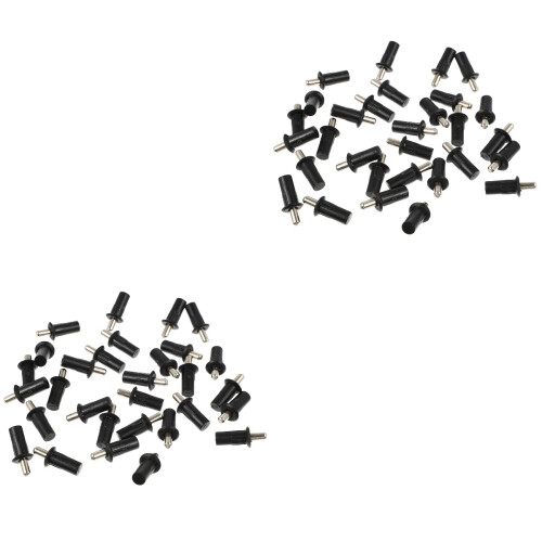 60Pièces Goupille Remplacement Volet Noir 2