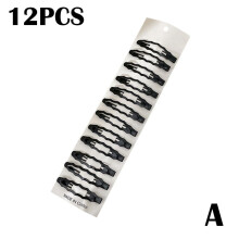 10-12 stuks zwarte sterren haarclips kliksluitingen emo punk feest nieuwe gothic Halloween I3H7