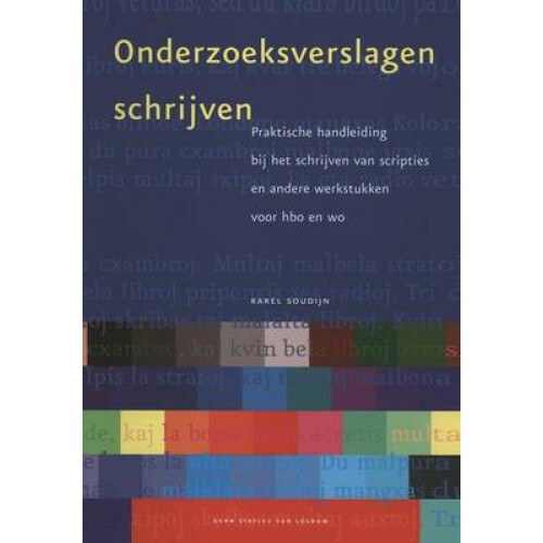 Onderzoeksverslagen Schrijven