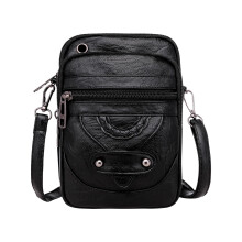 Trendy crossbodytas van zacht leer voor dames met meerdere vakken – geschikt voor dagelijks gebruik en naar het strand.