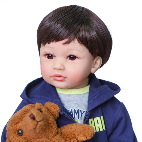Bebê Reborn com Corpo de Pano de 60 cm (24 polegadas) Articulado