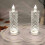 Velas de LED sem chama Rose Shadow, brancas, pacote com 2 unidades 1