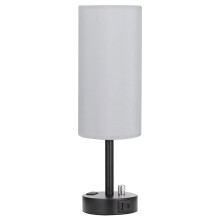 Lampada da comodino touch con USB – Lampada in legno dimmerabile a 3 livelli per camera da letto, scrivania, dormitorio, ufficio, cameretta dei