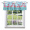Θήκη για βέργες Flamingo Cartoon Valance 54x18in, για κουζίνα, υπνοδωμάτιο, μπάνιο, σαλόνι – 1