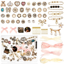 Shoe and Stocking Charms Kit 60 pcs with DIY Accessories