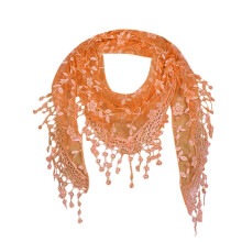 Lenço de seda, lenços femininos leves de renda transparente com estampa floral, xale, lenço com franjas, lenço para o pescoço, em promoção,