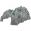 Tineasur Toy Train Accessory Cave Model Grey Plastic 1Set 1