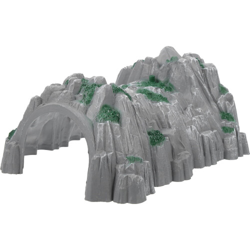 Tineasur Toy Train Accessory Cave Model Grey Plastic 1Set