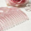 Pente de Quartzo Rosa com Design de Nuvem para Gua Sha 3