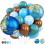 Dusty Blue Earth-ballonger 30 cm 1