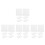 24Pcs Semi-Transparent White Plastic Tape Holder Multi-Use Storage Box 9