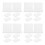 24Pcs Semi-Transparent White Plastic Tape Holder Multi-Use Storage Box 10
