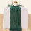 Cheesecloth Table Runner Boho Rustic Green 35" x 120" 4