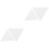 16Pièces Outils Blancs Triangle Confortable 5