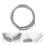 15Pièces Ensemble Cordes En Acier Argent Pour Basse 5 Cords 11