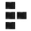 4Pièces Porte-Documents A3 Noir Clip Métallique Usage Scolaire 3