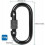 Schwarze Edelstahl-Leiterratsche 20 kN 5er-Pack 3