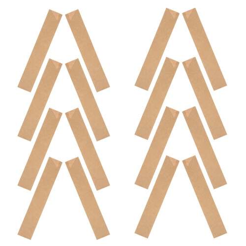 150Pièces Baguettes Kraft Papier Jetables Pour Restaurant 2