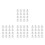 96Pcs Transparent PVC Door Switch Press Stickers Self-Adhesive 9