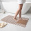 Non-Slip Bath Mat Plastic 40x70 cm Khaki 4