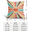 Μαξιλαροθήκες Boho Sun 18x18, Σετ 2 τεμαχίων, Διακοσμητικές μαξιλαροθήκες Retro Abstract Sunshine 5