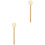 2Pièces Baguettes Percussion Bois Blanches Pour Musiciens Débutants 5