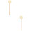 2Pièces Baguettes Percussion Bois Blanches Pour Musiciens Débutants 8