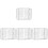 4Pièces Supports Cuisson Métal 304 Argent Pour Cuisson Four 4
